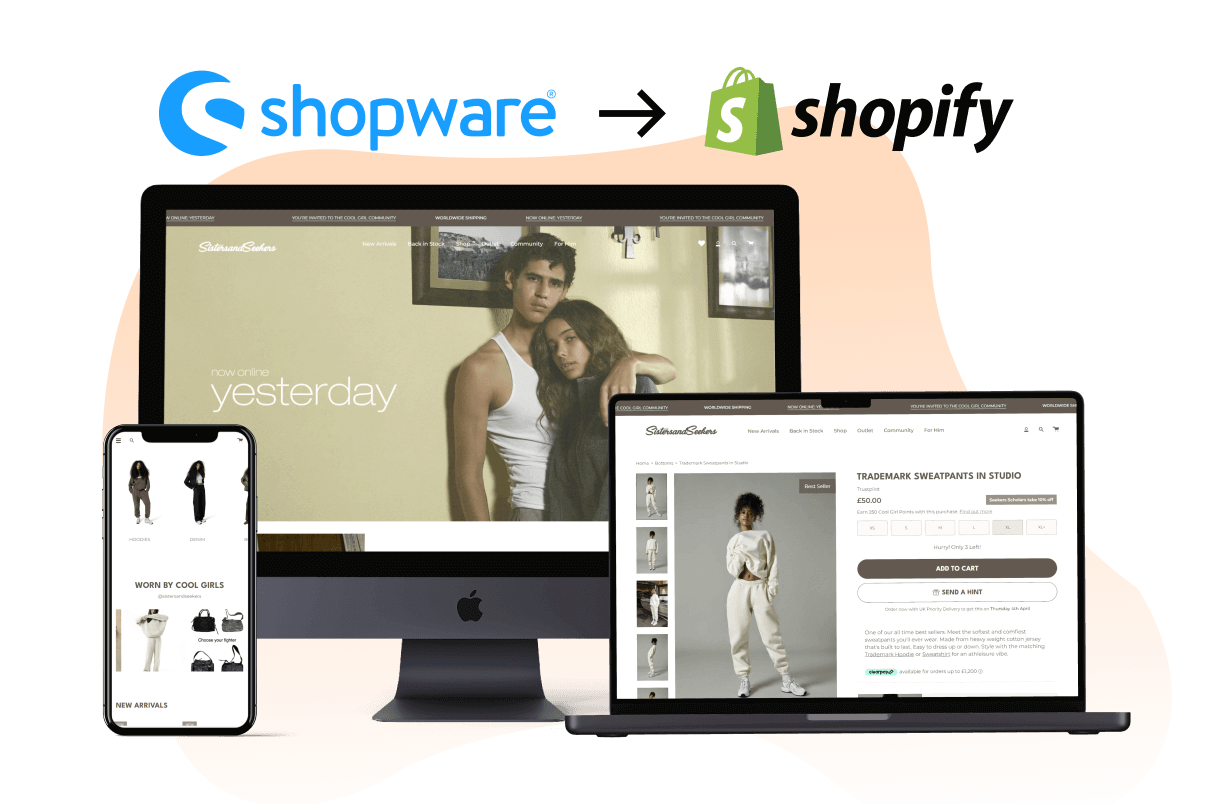 Shopware to Shopify Migration Services