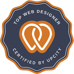 OyeCommerz upcity shopify web design badge