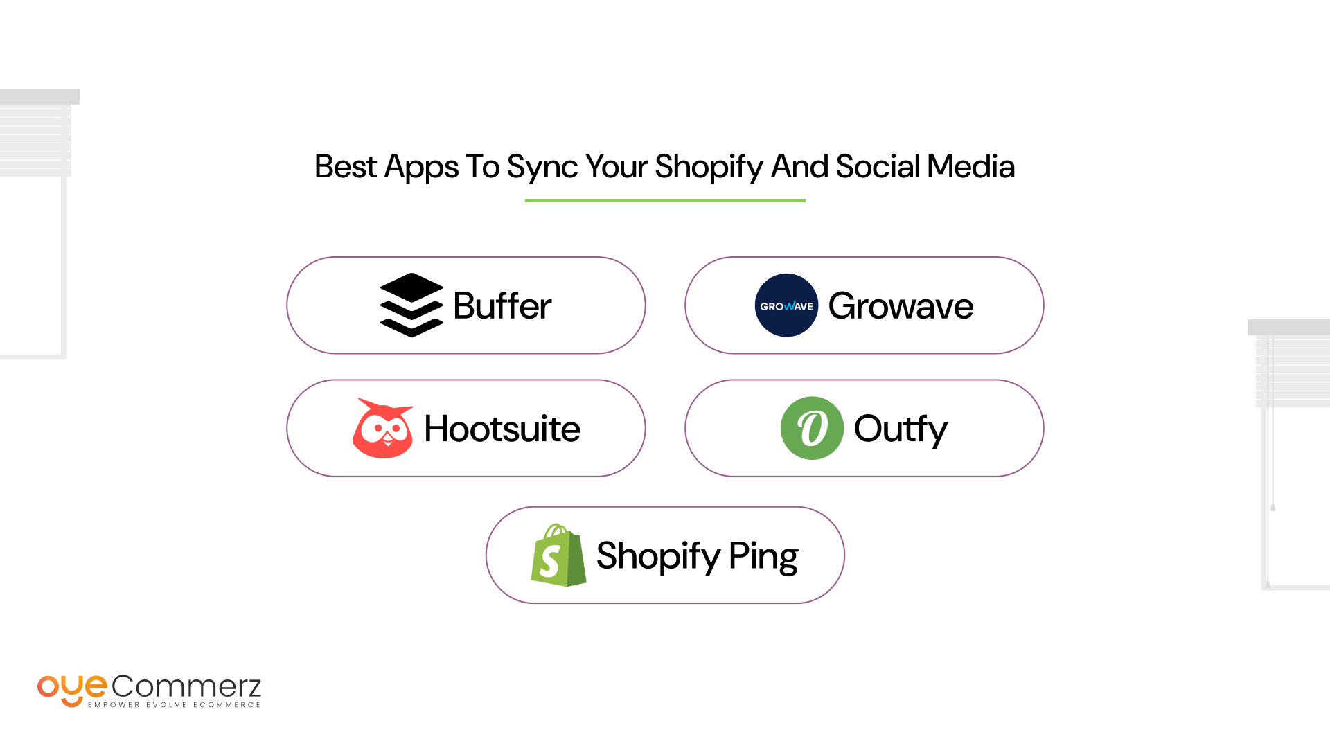 Diagram of Best Apps to Sync Shopify and Social Media