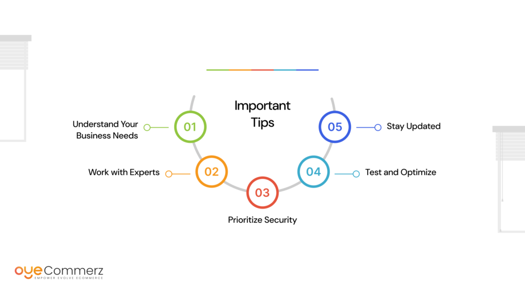 Diagram of Important Tips to Remember for Shopify tools integration