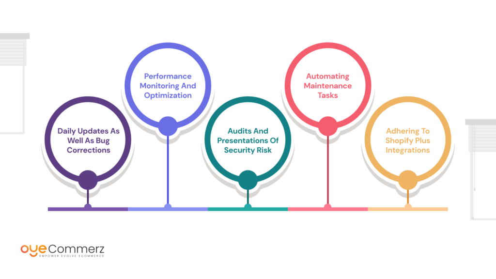 Diagram of Various kind of Maintenance Processes for Shopify Apps