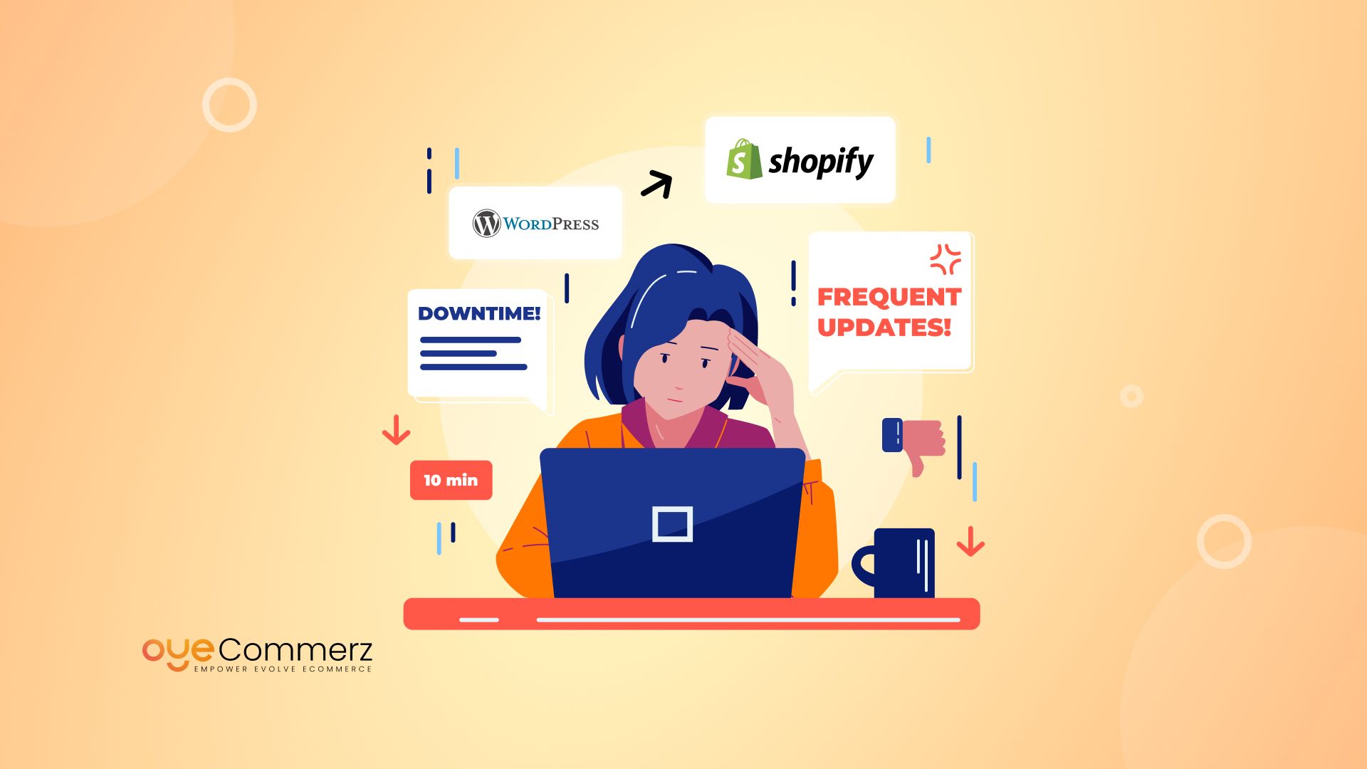 Tired of Frequent Updates and Downtime in WordPress_ Switch to Shopify for Stability!